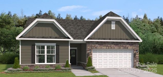 New construction Single-Family house 2014 Mantle Ridge Dr, Indian Trail, NC 28079 plan The Wallace - image