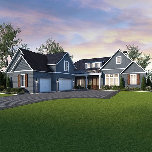 A showcase of a new construction home by TIPLER Luxury Homes, highlighting their design and quality (Image 7).