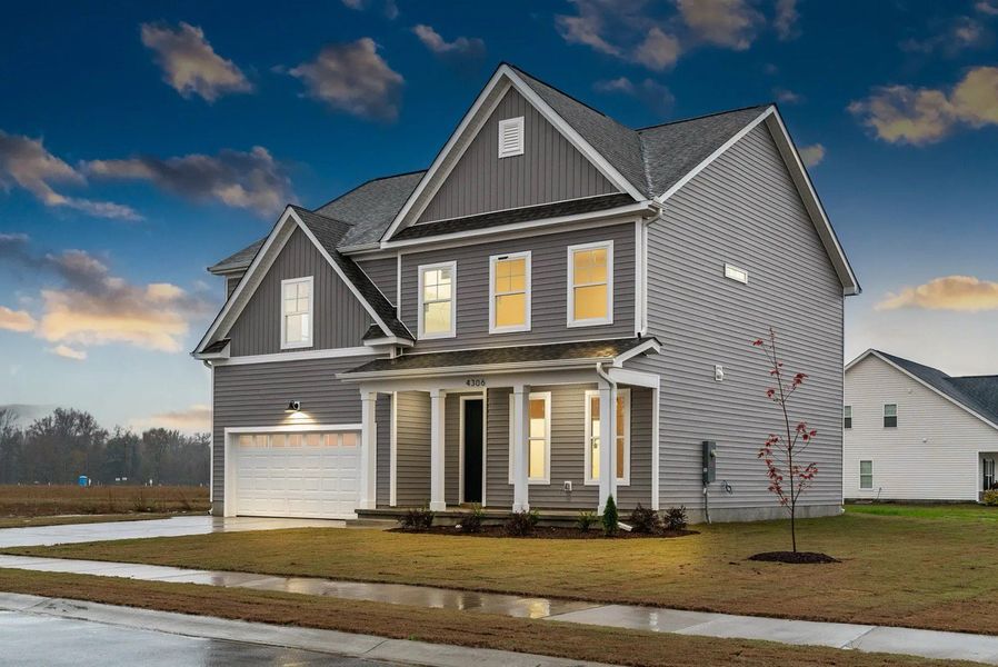 A showcase of a new construction home by Acrew Homes, highlighting their design and quality (Image 1).