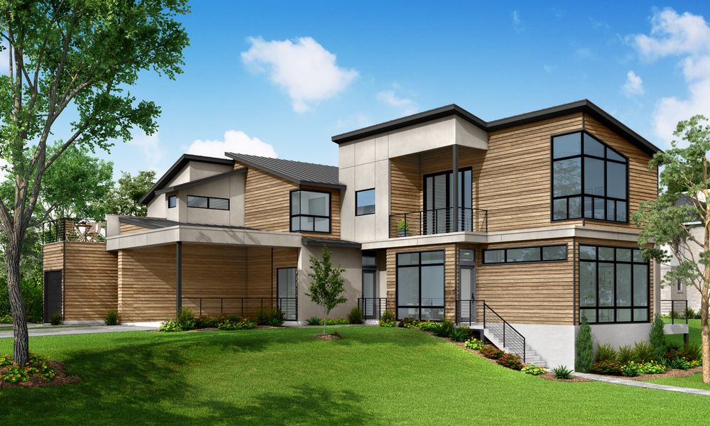 A showcase of a new construction home by Hayes Builders, highlighting their design and quality (Image 4).