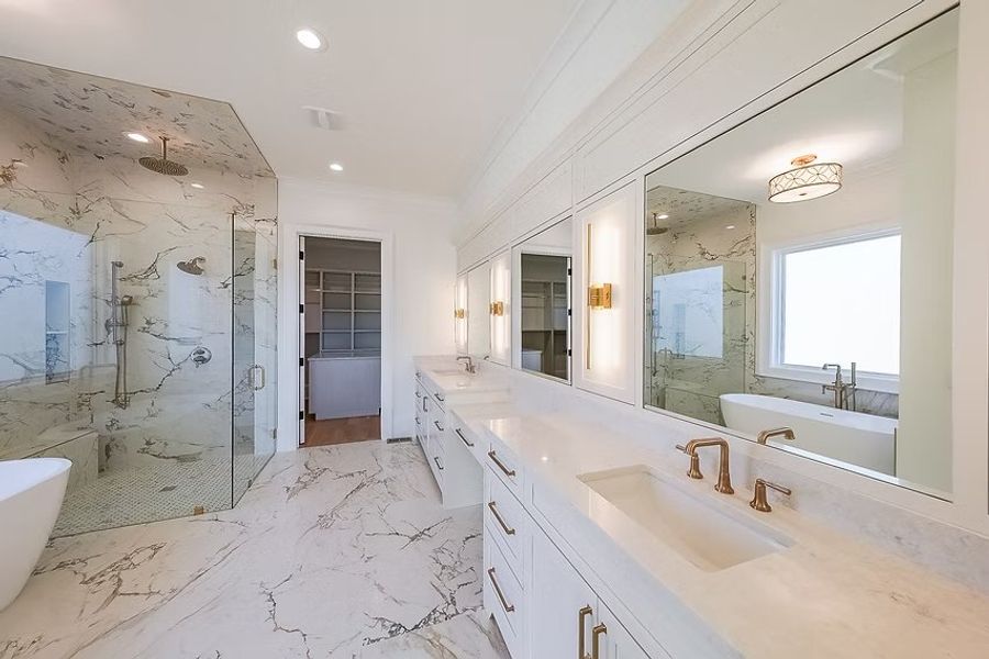 A showcase of a new construction home by Hyde Park Homes, Inc., highlighting their design and quality (Image 7).