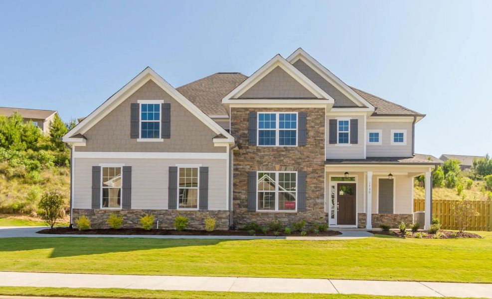 A showcase of a new construction home by Ivey Homes, highlighting their design and quality (Image 10).
