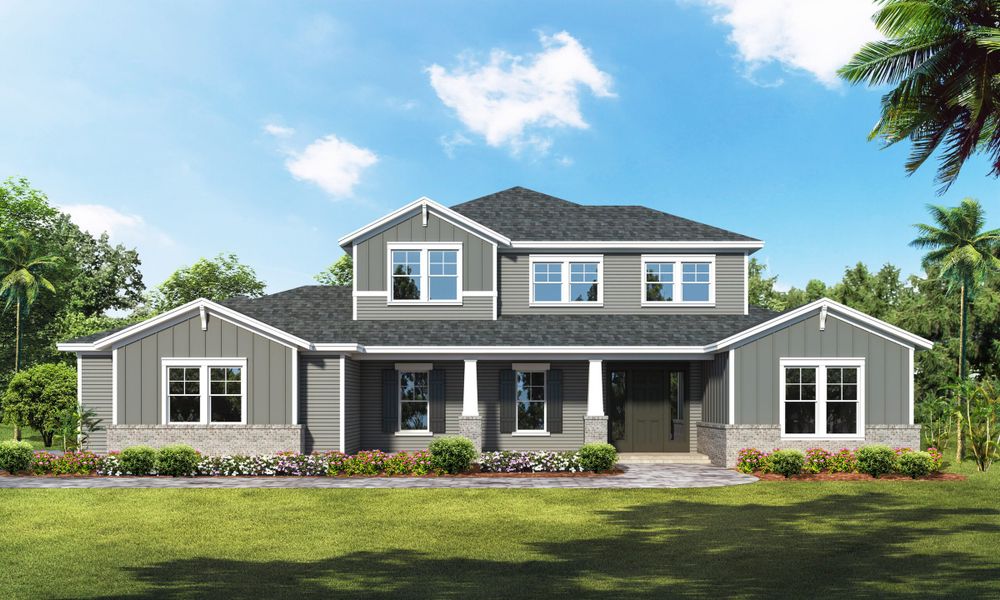 A showcase of a new construction home by Tidewater Homes, highlighting their design and quality (Image 4).