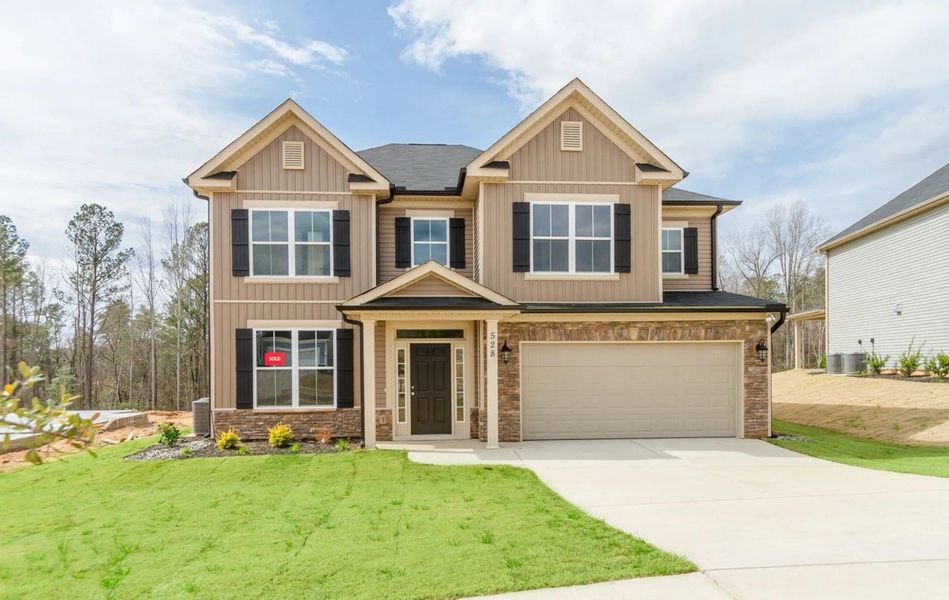 A showcase of a new construction home by Ivey Homes, highlighting their design and quality (Image 4).