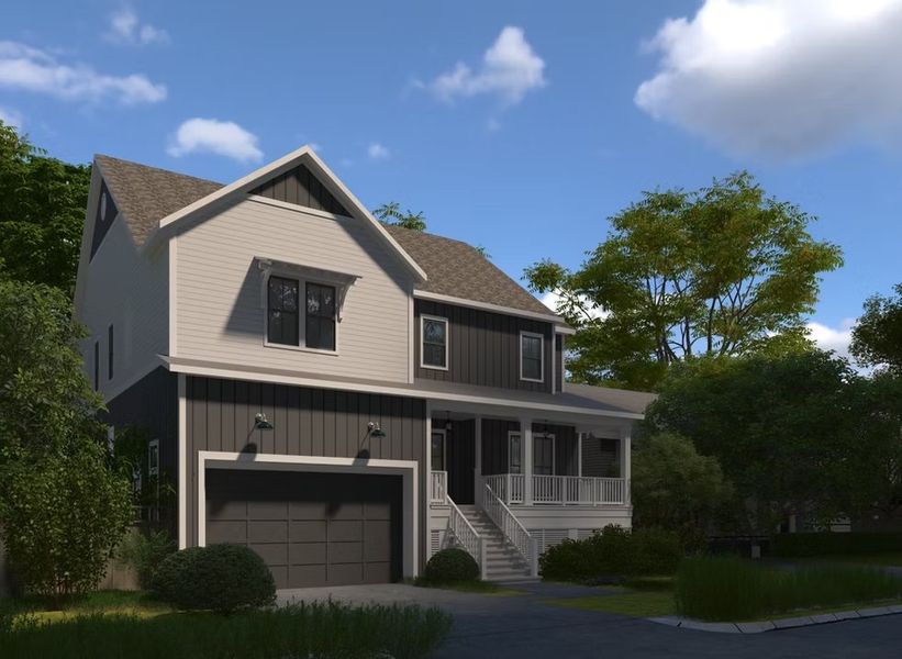 A showcase of a new construction home by Bossi Homes, highlighting their design and quality (Image 5).