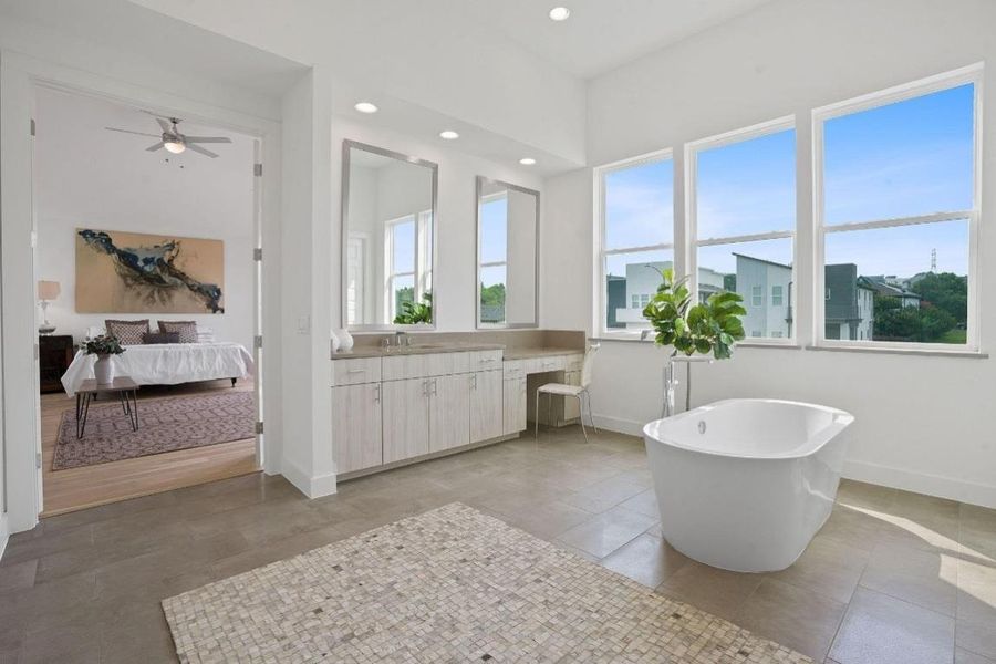 A showcase of a new construction home by InTown Homes, highlighting their design and quality (Image 14).