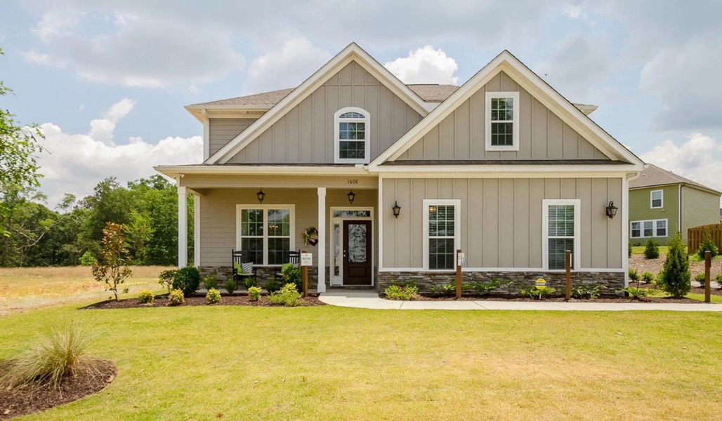 A showcase of a new construction home by Ivey Homes, highlighting their design and quality (Image 3).