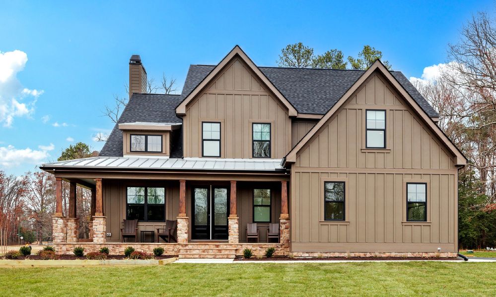 A showcase of a new construction home by Schell Brothers, LLC, highlighting their design and quality (Image 1). A showcase of a new construction home by Schell Brothers, LLC, highlighting their design and quality (Image 1).