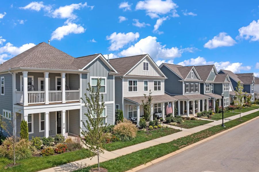 A showcase of a new construction home by Crescent Homes., highlighting their design and quality (Image 1).