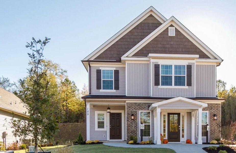 A showcase of a new construction home by Ivey Homes, highlighting their design and quality (Image 1).