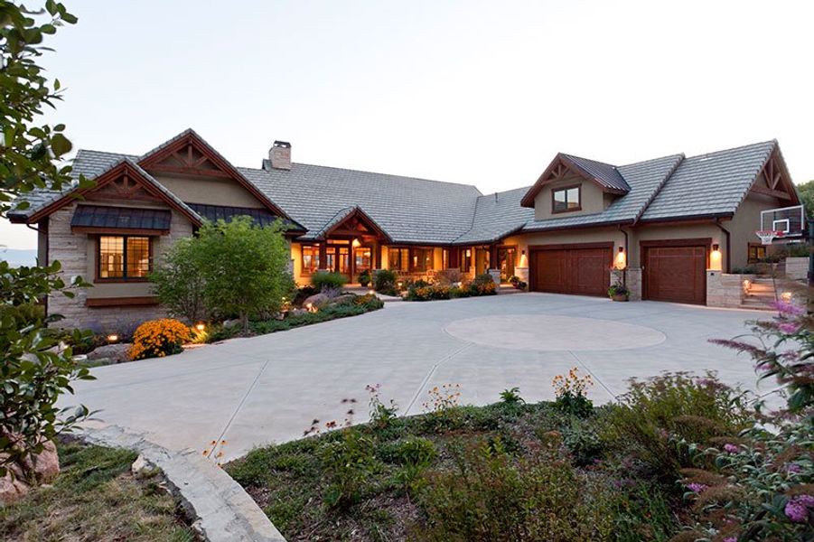 A showcase of a new construction home by Gray Construction, highlighting their design and quality (Image 1).