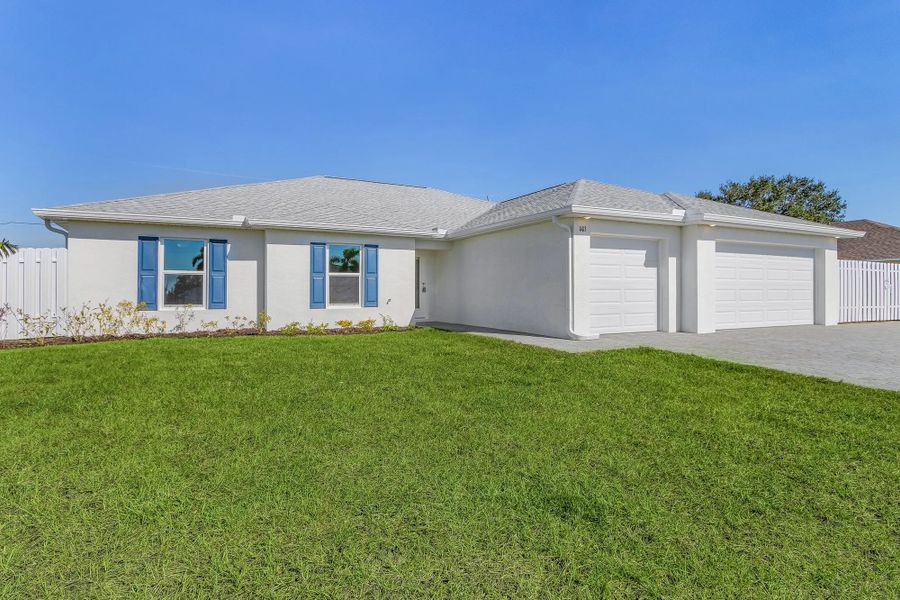 A showcase of a new construction home by Sunlife Homes LLC, highlighting their design and quality (Image 1).