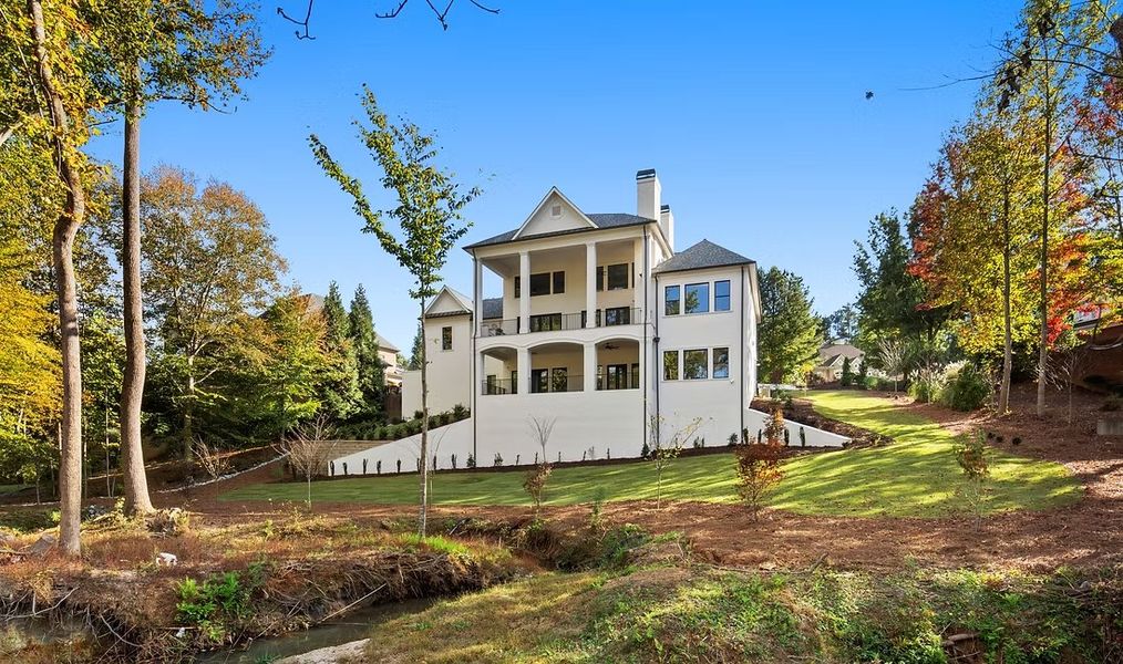 A showcase of a new construction home by Hyde Park Homes, Inc., highlighting their design and quality (Image 2).