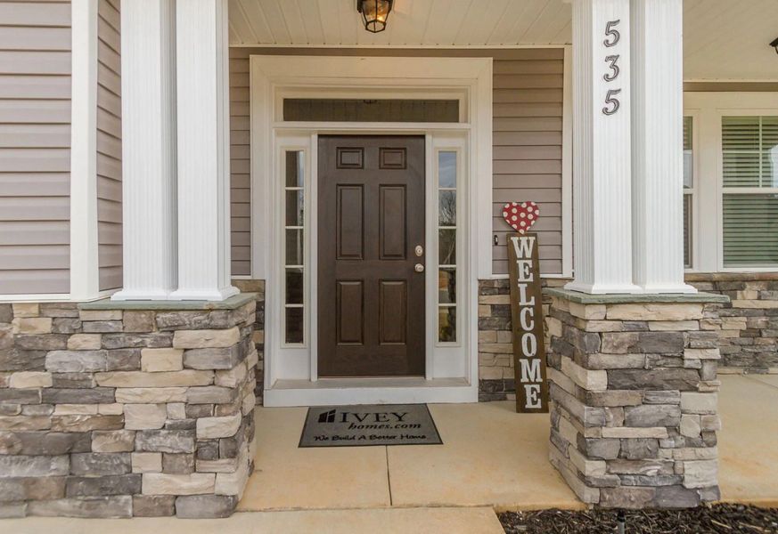 A showcase of a new construction home by Ivey Homes, highlighting their design and quality (Image 16).