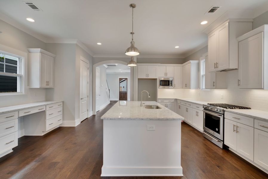 A showcase of a new construction home by Haven Builders, highlighting their design and quality (Image 4).