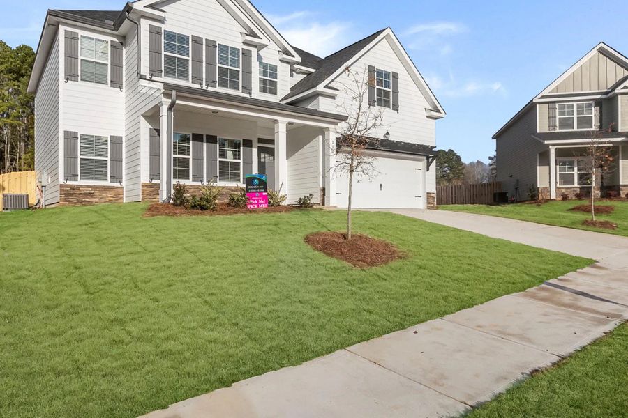 A showcase of a new construction home by Designer Homes of Georgia, highlighting their design and quality (Image 6). A showcase of a new construction home by Designer Homes of Georgia, highlighting their design and quality (Image 6).