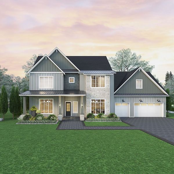 A showcase of a new construction home by TIPLER Luxury Homes, highlighting their design and quality (Image 6).