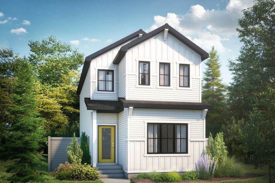 A showcase of a new construction home by Bedrock Homes, highlighting their design and quality (Image 2). A showcase of a new construction home by Bedrock Homes, highlighting their design and quality (Image 2).