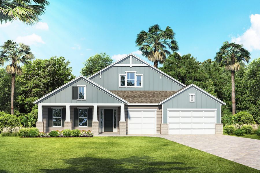 A showcase of a new construction home by Tidewater Homes, highlighting their design and quality (Image 5).