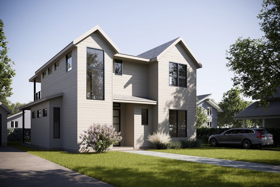 A showcase of a new construction home by Hayes Builders, highlighting their design and quality (Image 6).