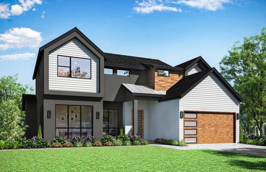 A showcase of a new construction home by Hayes Builders, highlighting their design and quality (Image 5).