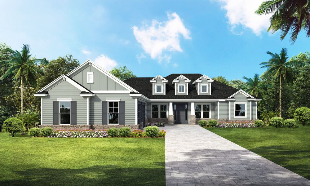 A showcase of a new construction home by Tidewater Homes, highlighting their design and quality (Image 6).