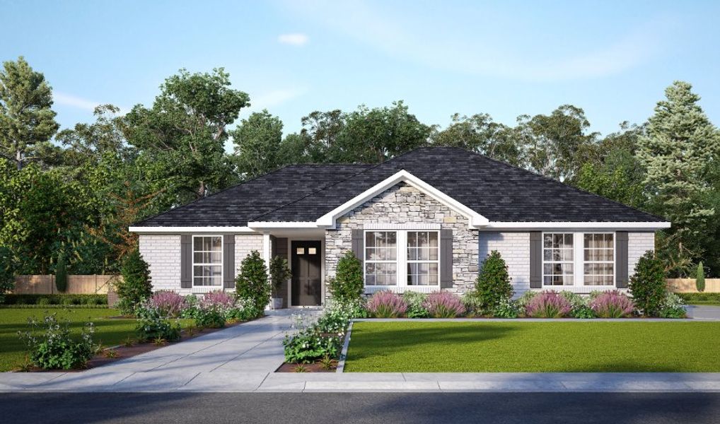 A showcase of a new construction home by Precision Homes, highlighting their design and quality (Image 4).