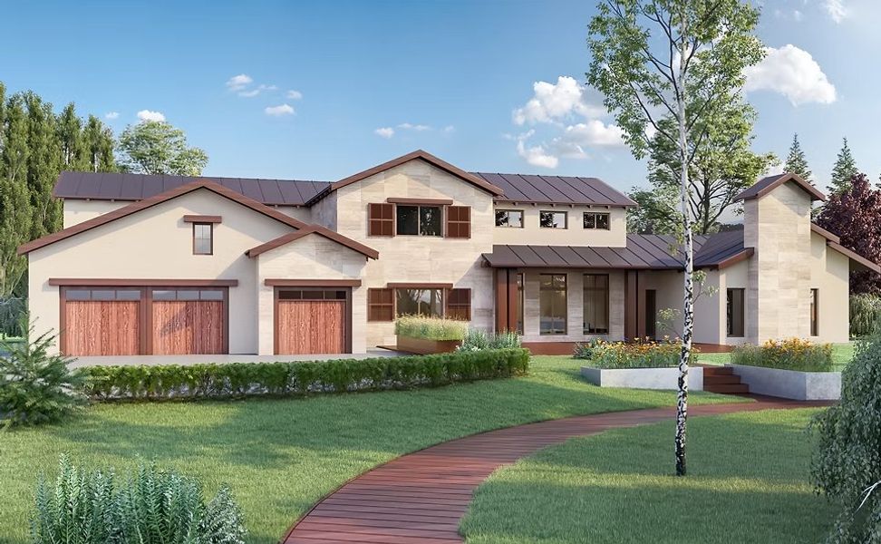 A showcase of a new construction home by Aernandez Homes, highlighting their design and quality (Image 2).