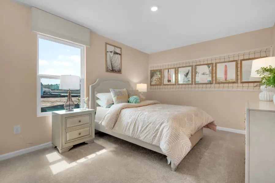 Furnished interior in a model home at Cochran Commons in Milton (Image 40).