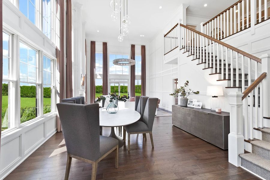 Furnished interior in a model home at Ferncliff at Cotswold in Charlotte (Image 4).