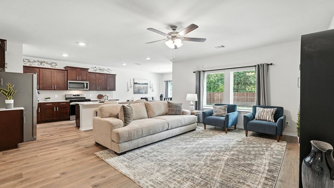 Furnished interior in a model home at The Reserve at Timber Creek in Lindale (Image 16).