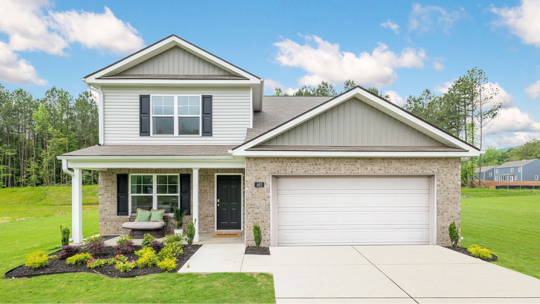 Front exterior of a home in the Byrd Farms community, located in Dayton, TN (Image 3).