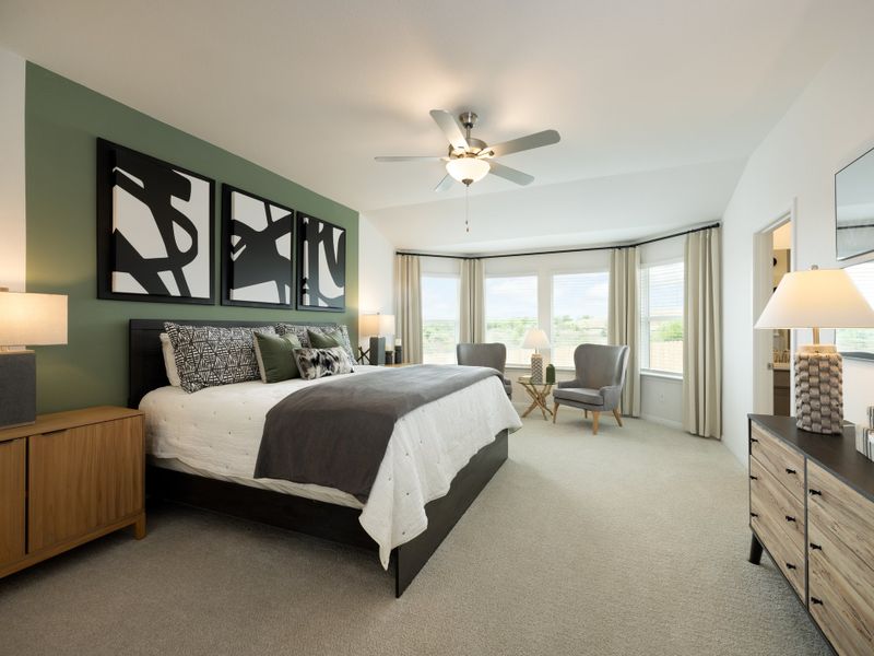 Furnished interior in a model home at Turner's Crossing - Reserve Collection in Buda (Image 13). Furnished interior in a model home at Turner's Crossing - Reserve Collection in Buda (Image 13).
