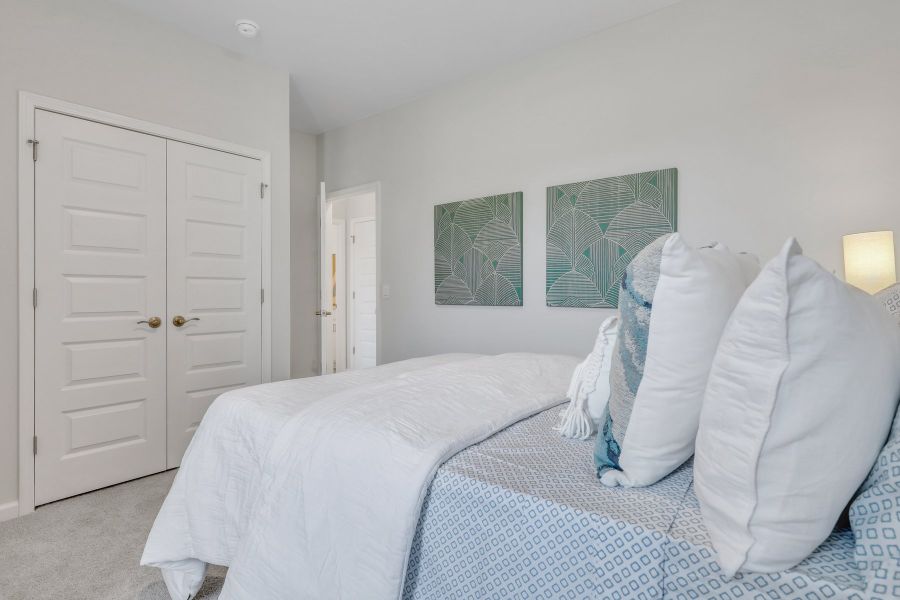 Furnished interior in a model home at Westbrook Retreat Villas at Savannah Quarters in Pooler (Image 28).