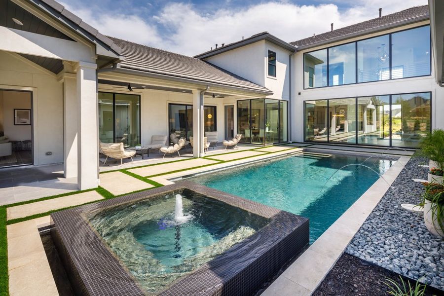 Exterior details of a home in Windsong Ranch, Prosper (Image 26).