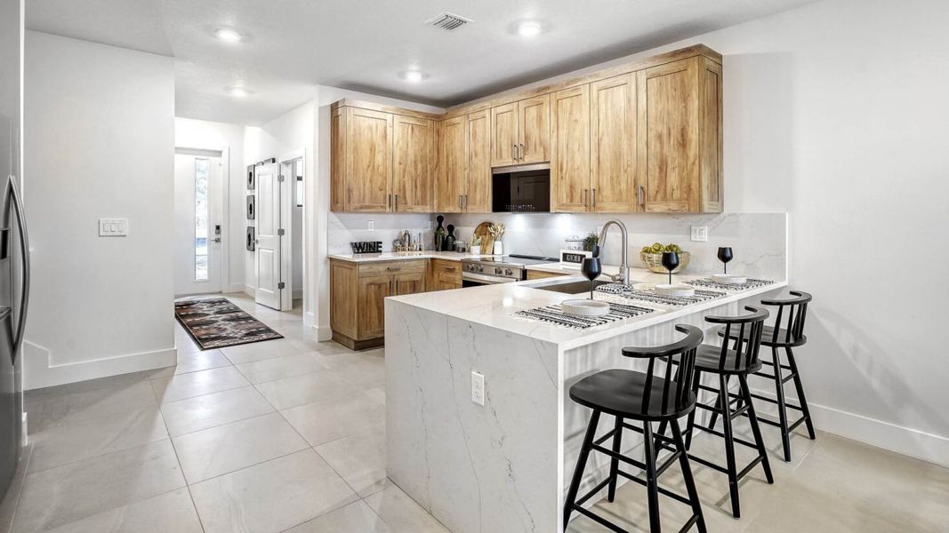 Furnished interior in a model home at Vineyards in Davie (Image 12).