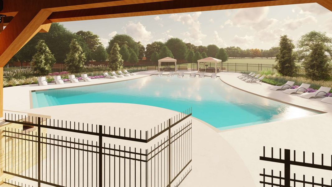 Retreat at Fossil Creek Pool Rendering