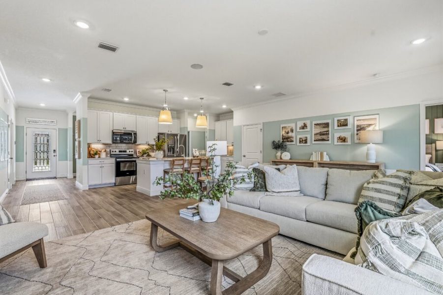 Furnished interior in a model home at Port Saint Lucie in Port St. Lucie (Image 19).