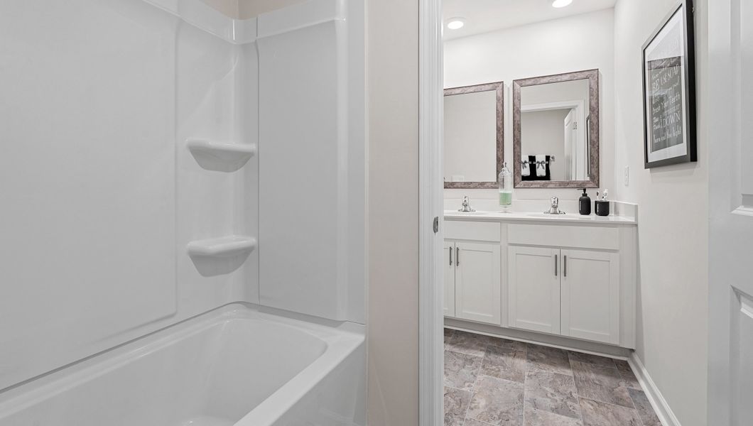 Furnished interior in a model home at Durbin Meadows in Fountain Inn (Image 27). Furnished interior in a model home at Durbin Meadows in Fountain Inn (Image 27).