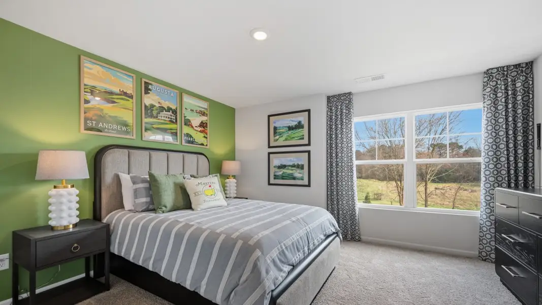 Furnished interior in a model home at Jackson Landing in Jefferson (Image 29). Furnished interior in a model home at Jackson Landing in Jefferson (Image 29).