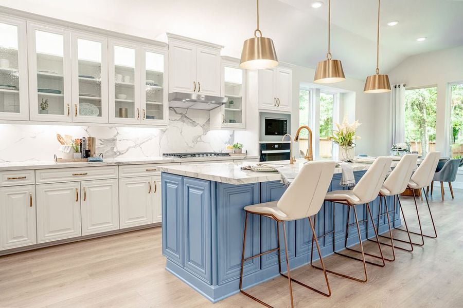 Furnished interior in a model home at Austin Point in Richmond (Image 10).