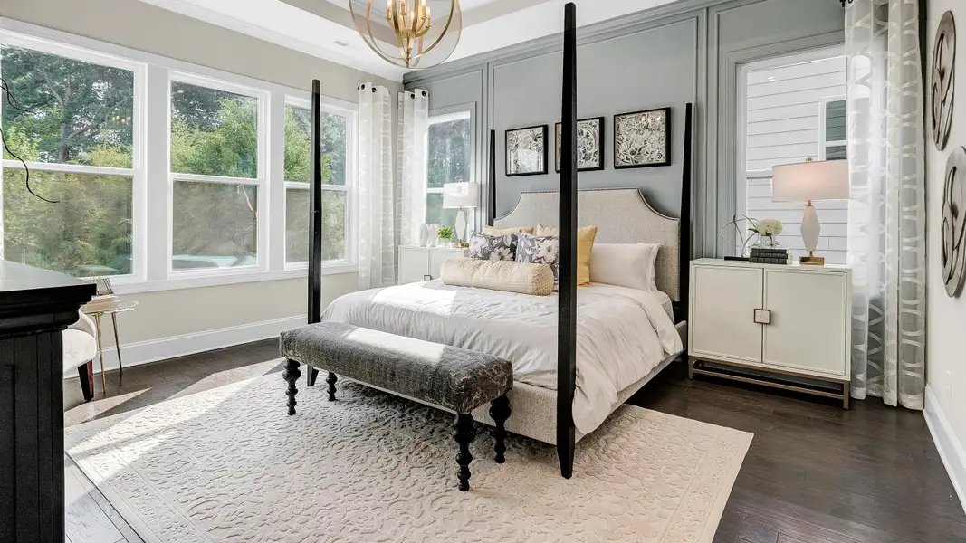 Furnished interior in a model home at Cresswind at Rocky River - OPEN 2026 in Locust (Image 8). Furnished interior in a model home at Cresswind at Rocky River - OPEN 2026 in Locust (Image 8).