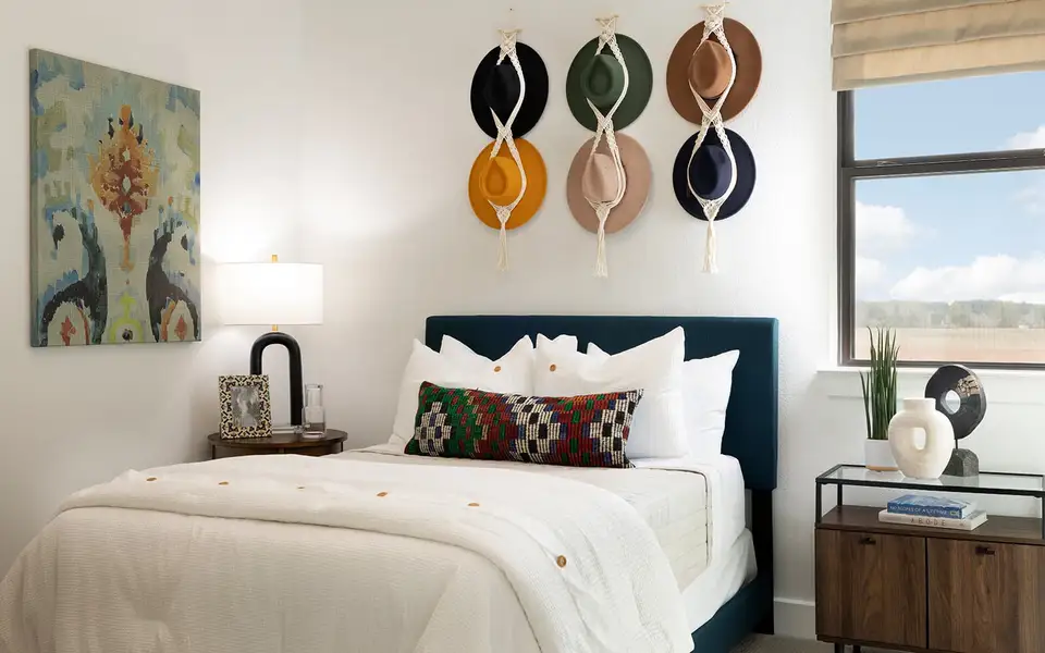 Furnished interior in a model home at 50' Traditional Homes at Elyson in Katy (Image 10).