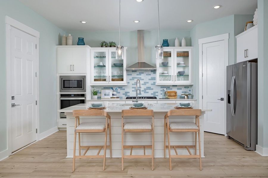 Furnished interior in a model home at Encore - Restore at Carolina Park - Tradition Series in Mount Pleasant (Image 33).