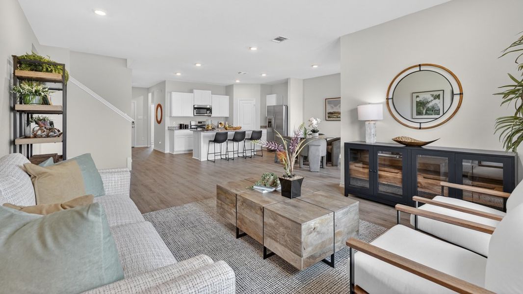 Furnished interior in a model home at Forestbrook Estates in Paris (Image 31).