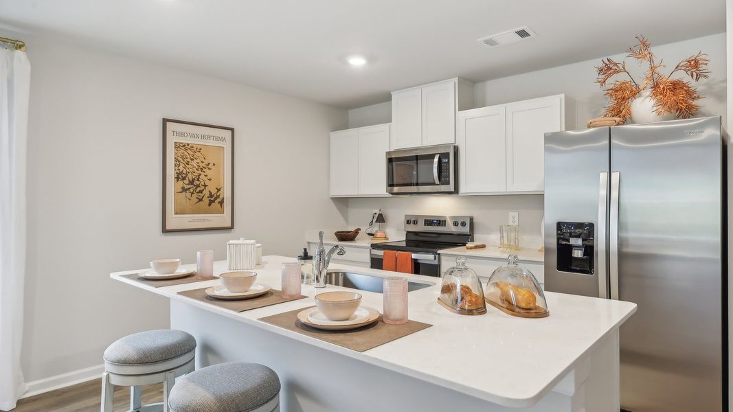 Furnished interior in a model home at Saddle Trace in Lewisburg (Image 13).