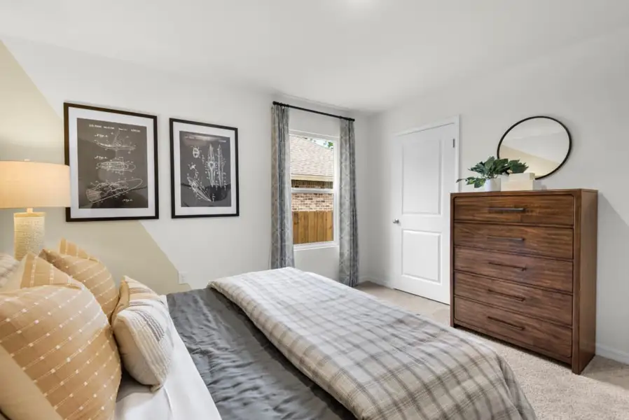 Furnished interior in a model home at Cochran Commons in Milton (Image 20).