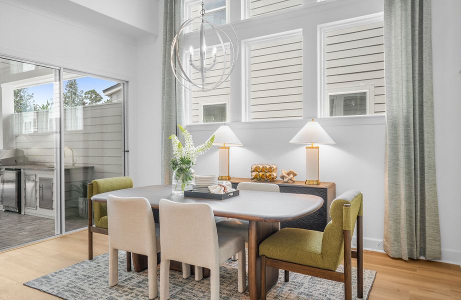 Furnished interior in a model home at Mariposa at EverRange in Jacksonville (Image 7).