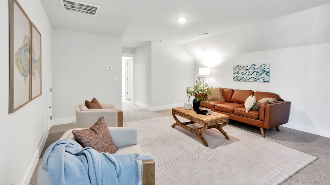 Furnished interior in a model home at Merchant Point in Jacksonville (Image 21).