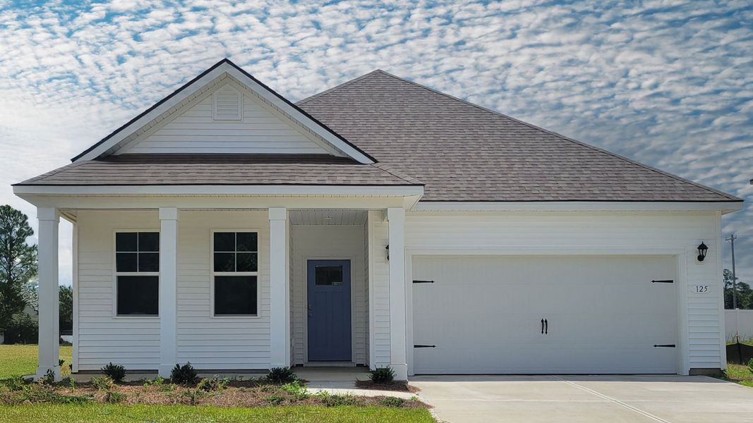 Front exterior of a home in the Evington Place community, located in Longs, SC (Image 16).